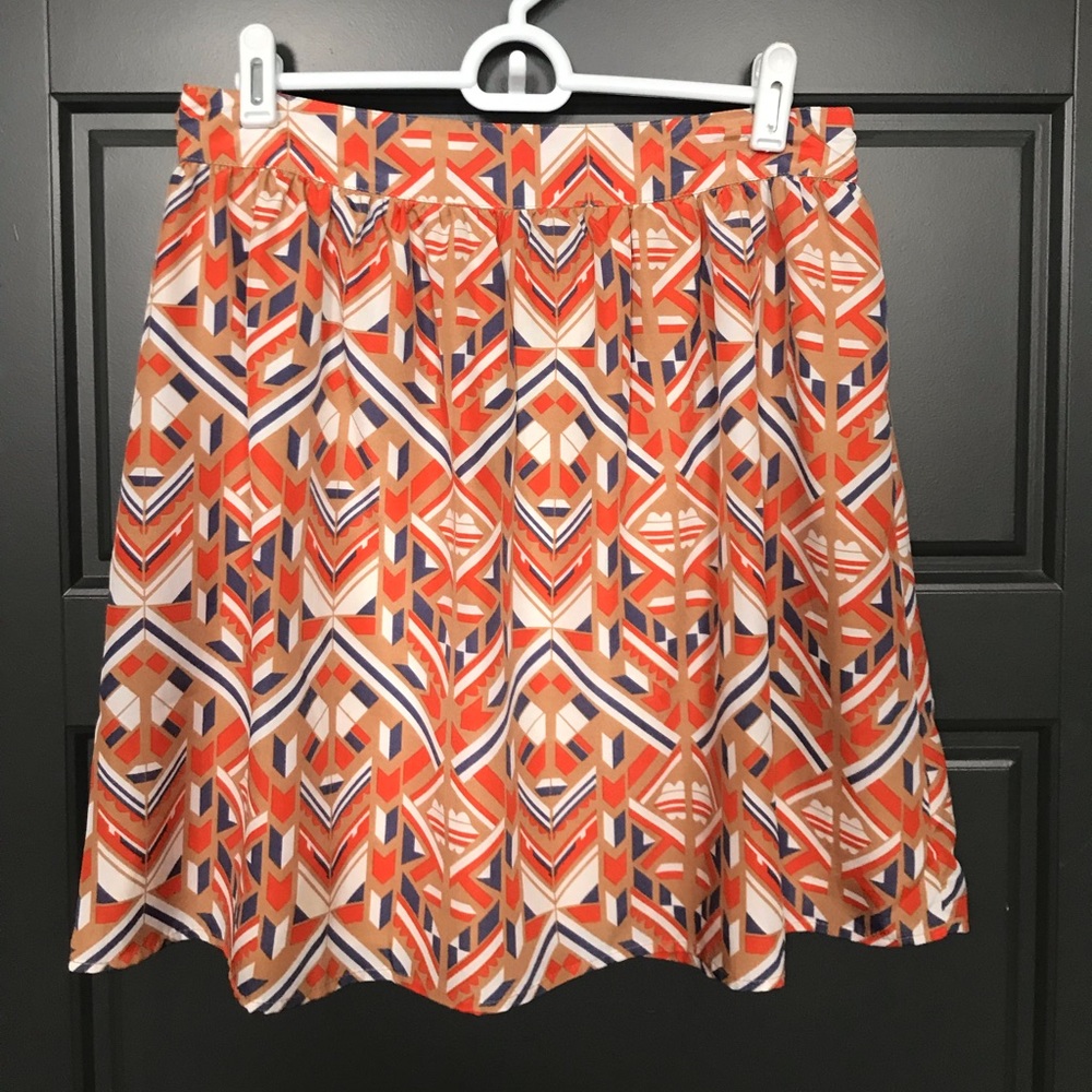 Geometric Print skirt